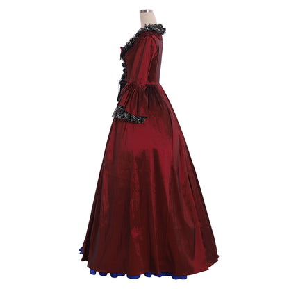 Rococo Victorian Vintage Dress Ball Gown Prom Dress Maria Antonietta Bow Accessory Women's Royal Masquerade Carnival Party Halloween Adults' Dress