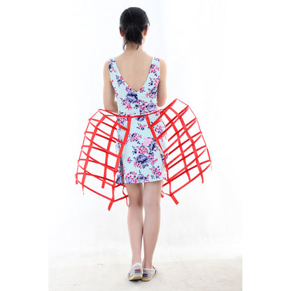 Women's Baroque Pannier Petticoat Victorian Black Crinoline Birdcage Hoop for Victorian Ball Dress Baroque Crinoline Rococo Princess Dress Pannier