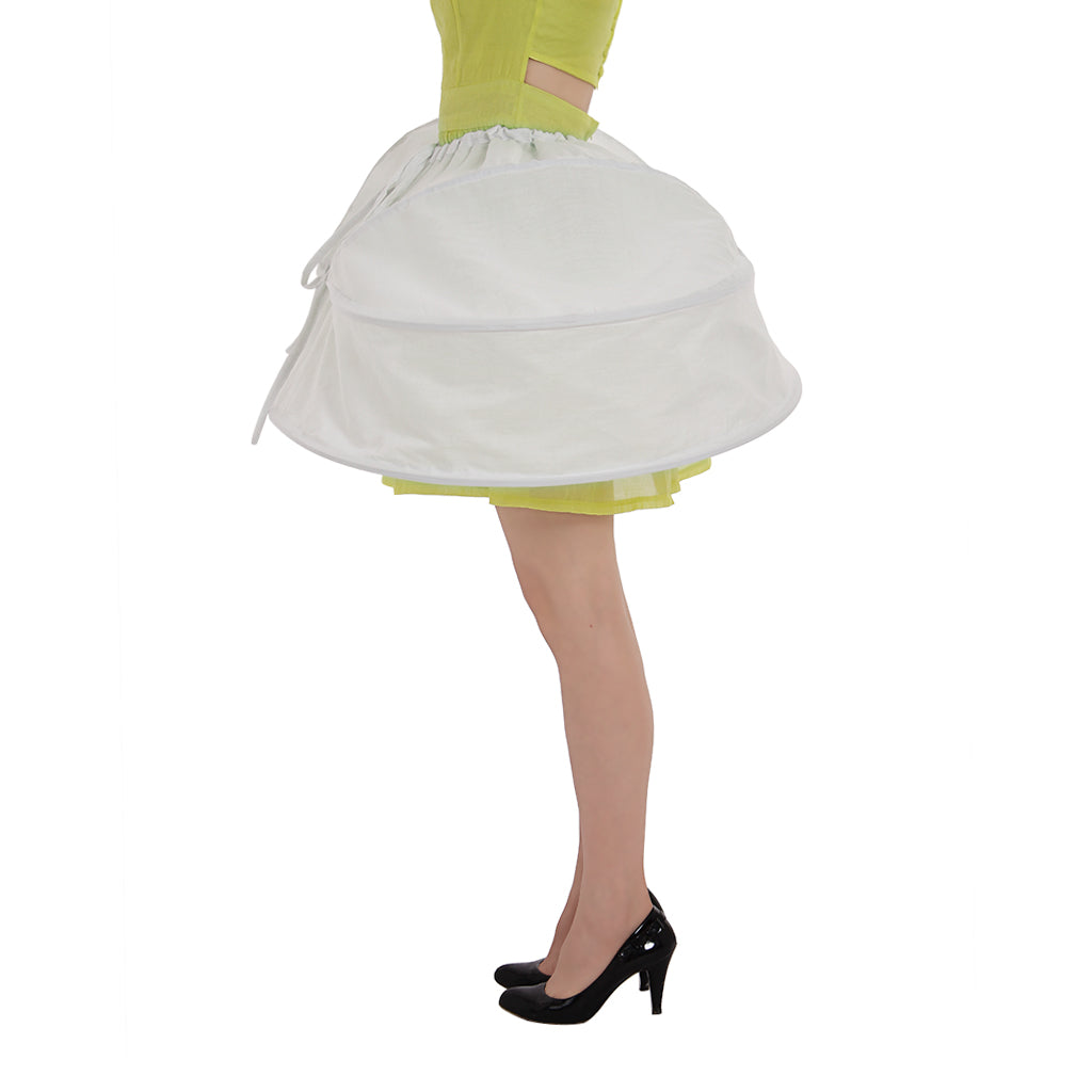 Women's White Baroque Apron Style Underskirt Victorian Crinoline Petticoat for Ball Dress Cosplay Princess Dress  Rococo Style