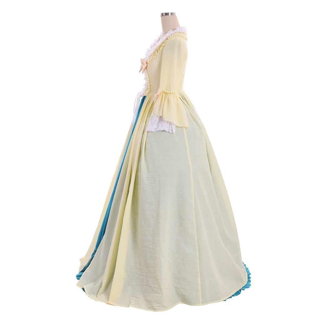 Rococo Victorian Vintage Dress Ball Gown Prom Dress Maria Antonietta Bow Accessory Women's Royal Masquerade Carnival Party Halloween Adults' Dress