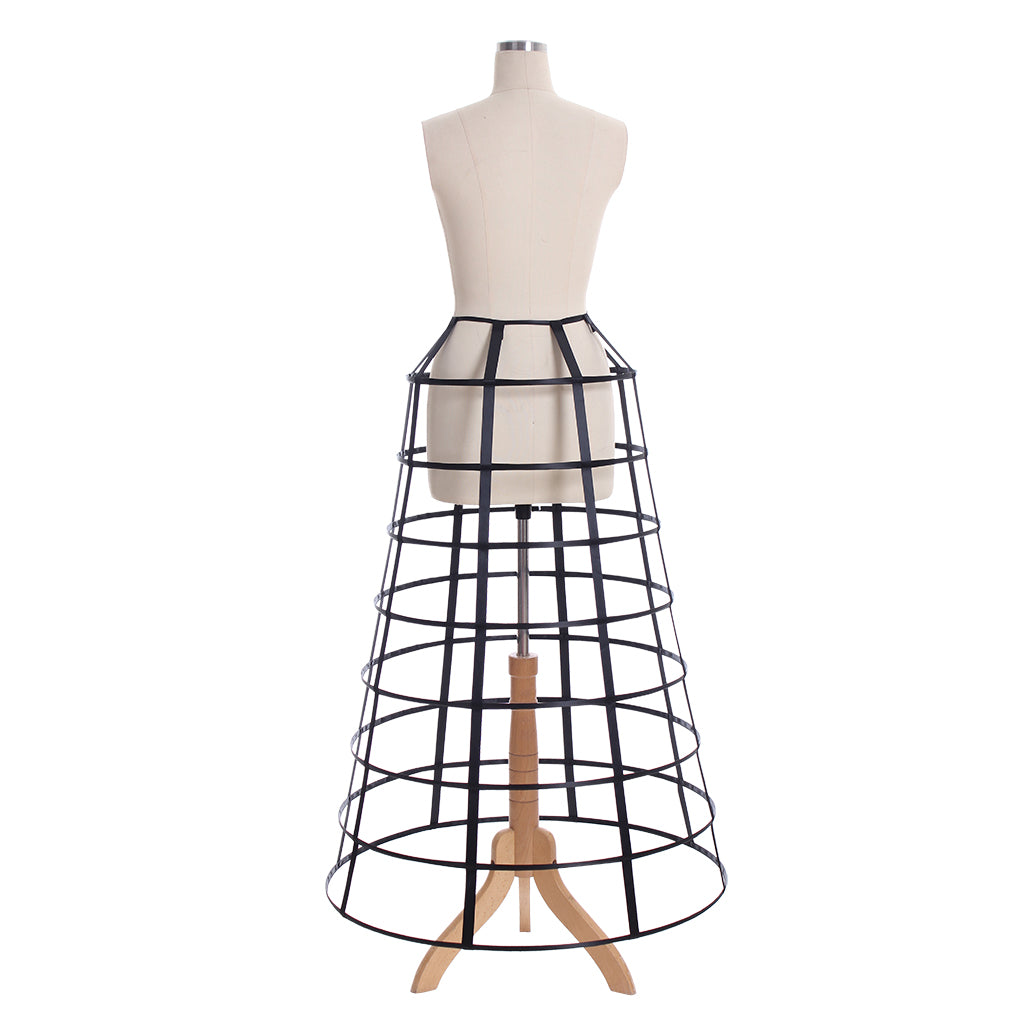 Women's Baroque Pannier Petticoat Victorian White Crinoline Birdcage Hoop for Victorian Ball Dress Baroque Crinoline Rococo Princess Dress Pannier