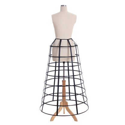 Women's Baroque Pannier Petticoat Victorian White Crinoline Birdcage Hoop for Victorian Ball Dress Baroque Crinoline Rococo Princess Dress Pannier