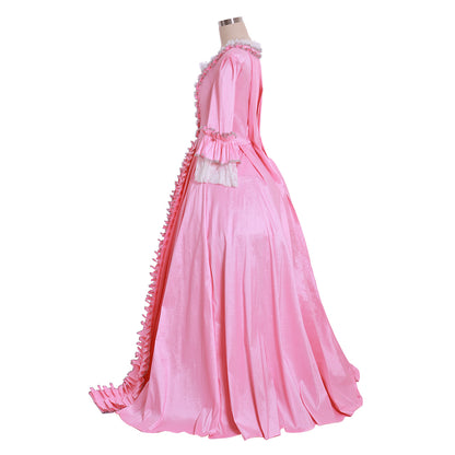 Gothic Rococo Victorian Dress Party Costume Flare Cuff Sleeve Masquerade Princess Shakespeare Plus Size Solid Color Ball Gown Women's Christmas Halloween Carnival Party Masquerade Wedding Party Adults' Dress All