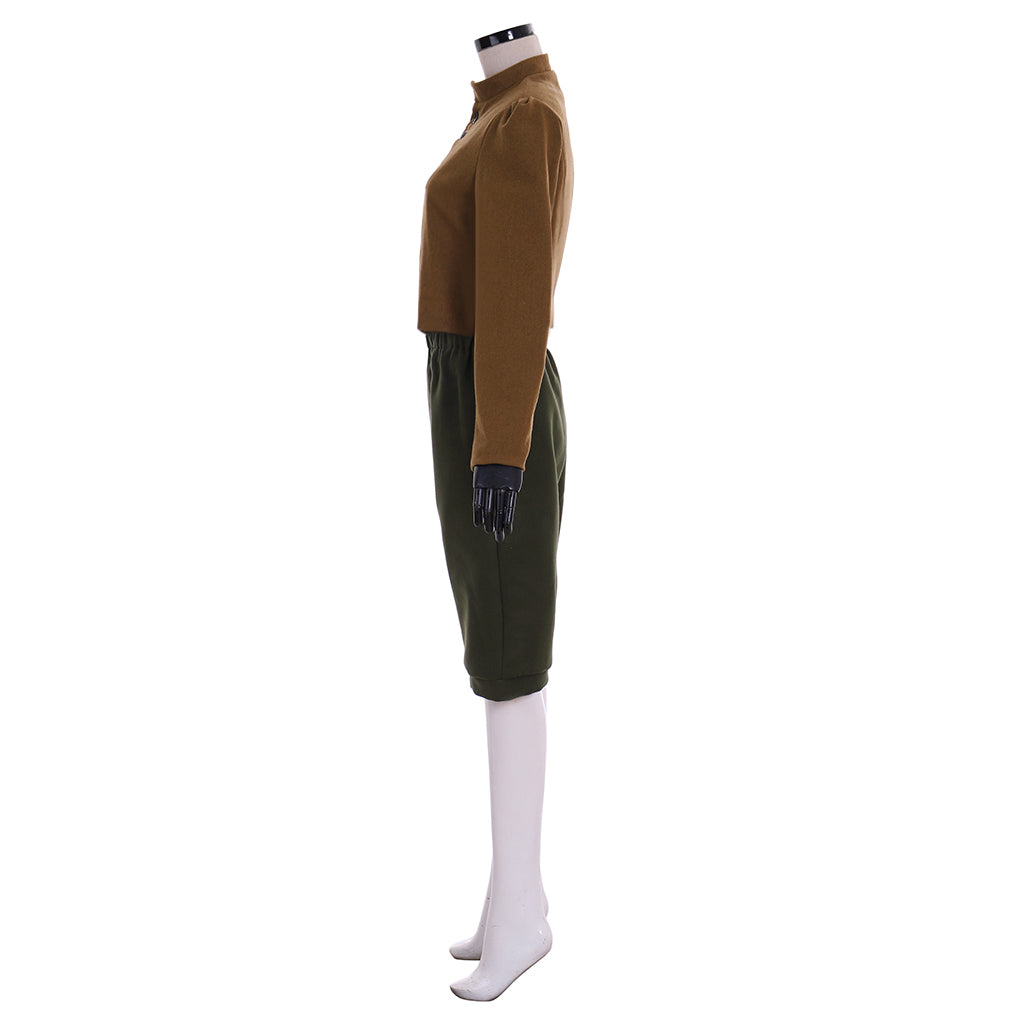 Renaissance Men's Brown Jacket and Green Breeches for Cosplay or Themed Events Halloween Christmas or Themed Parties