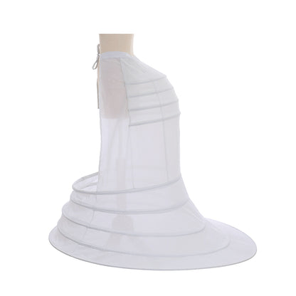 Women's Baroque Pannier Petticoat Victorian White Pannier Petticoat for Victorian Ball Dress Baroque Crinoline Rococo Princess Dress Pannier