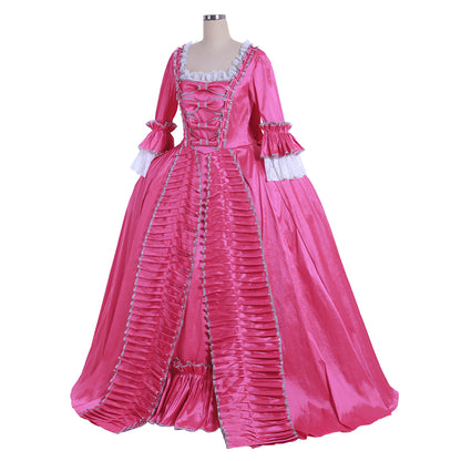 Gothic Rococo Victorian Dress Party Costume Flare Cuff Sleeve Masquerade Princess Shakespeare Plus Size Solid Color Ball Gown Women's Christmas Halloween Carnival Party Masquerade Wedding Party Adults' Dress All