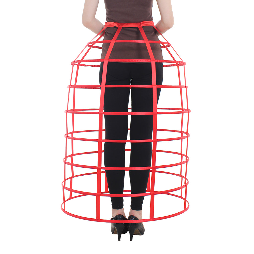 Women's Baroque Pannier Petticoat Victorian Crinoline Birdcage Hoop for Victorian Ball Dress Baroque Crinoline Rococo Princess Dress Pannier