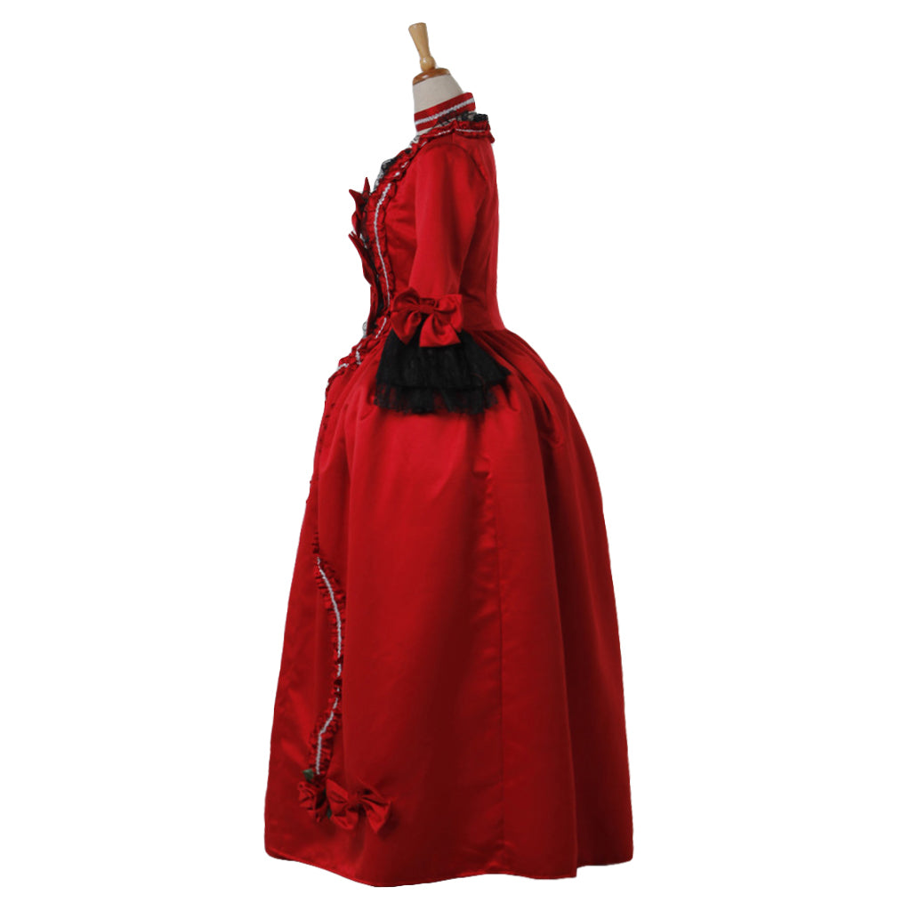 18th Century Women's Rococo Ball Gown Princess Bow Accessory Maria Antonietta Rococo Victorian Renaissance Vacation Dress Party Costume Princess