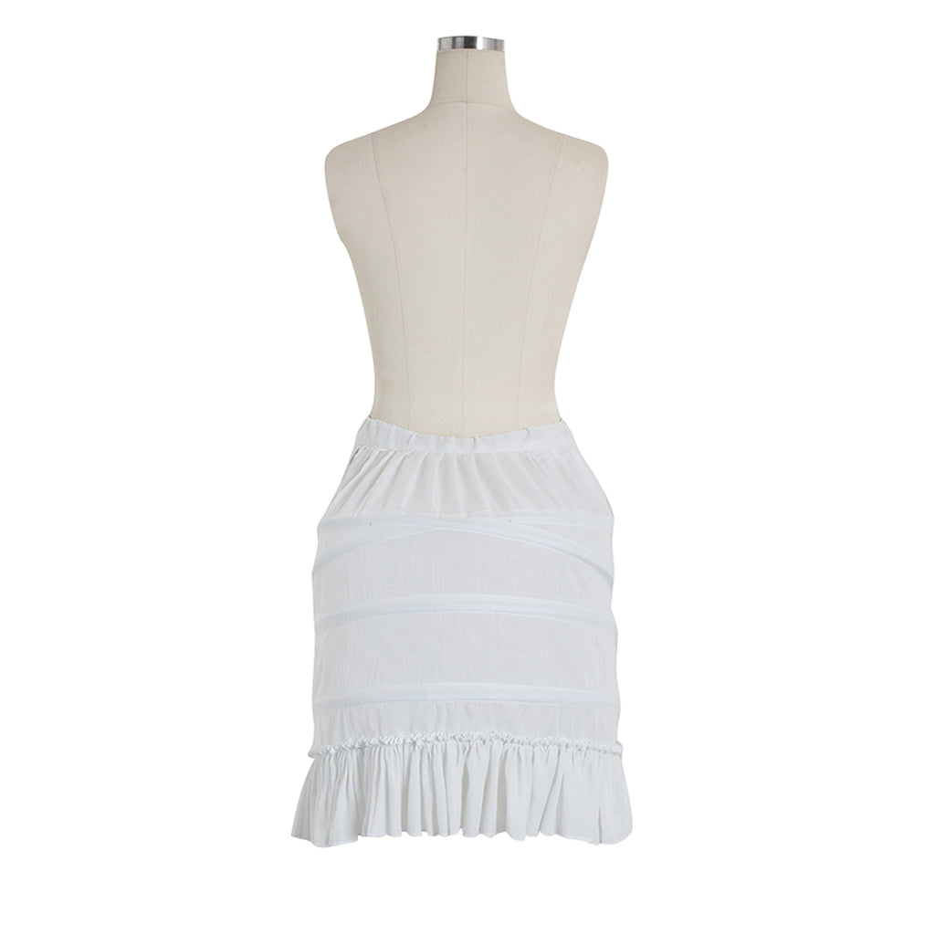 Women's Baroque Pannier Petticoat Victorian White Petticoat Underskirt for Victorian Ball Dress Baroque Waistband Crinoline Rococo Pannier Underskirt Slip Women Princess Dress Pannier