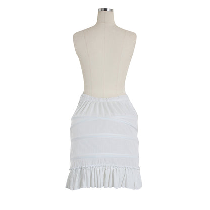 Women's Baroque Pannier Petticoat Victorian White Petticoat Underskirt for Victorian Ball Dress Baroque Waistband Crinoline Rococo Pannier Underskirt Slip Women Princess Dress Pannier