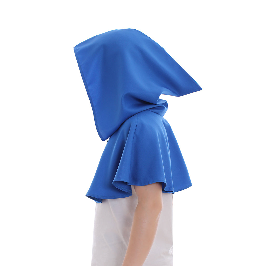 Medieval Gothic Hooded Short Cloak Cropped Cape for Cosplay  Halloween Costumes