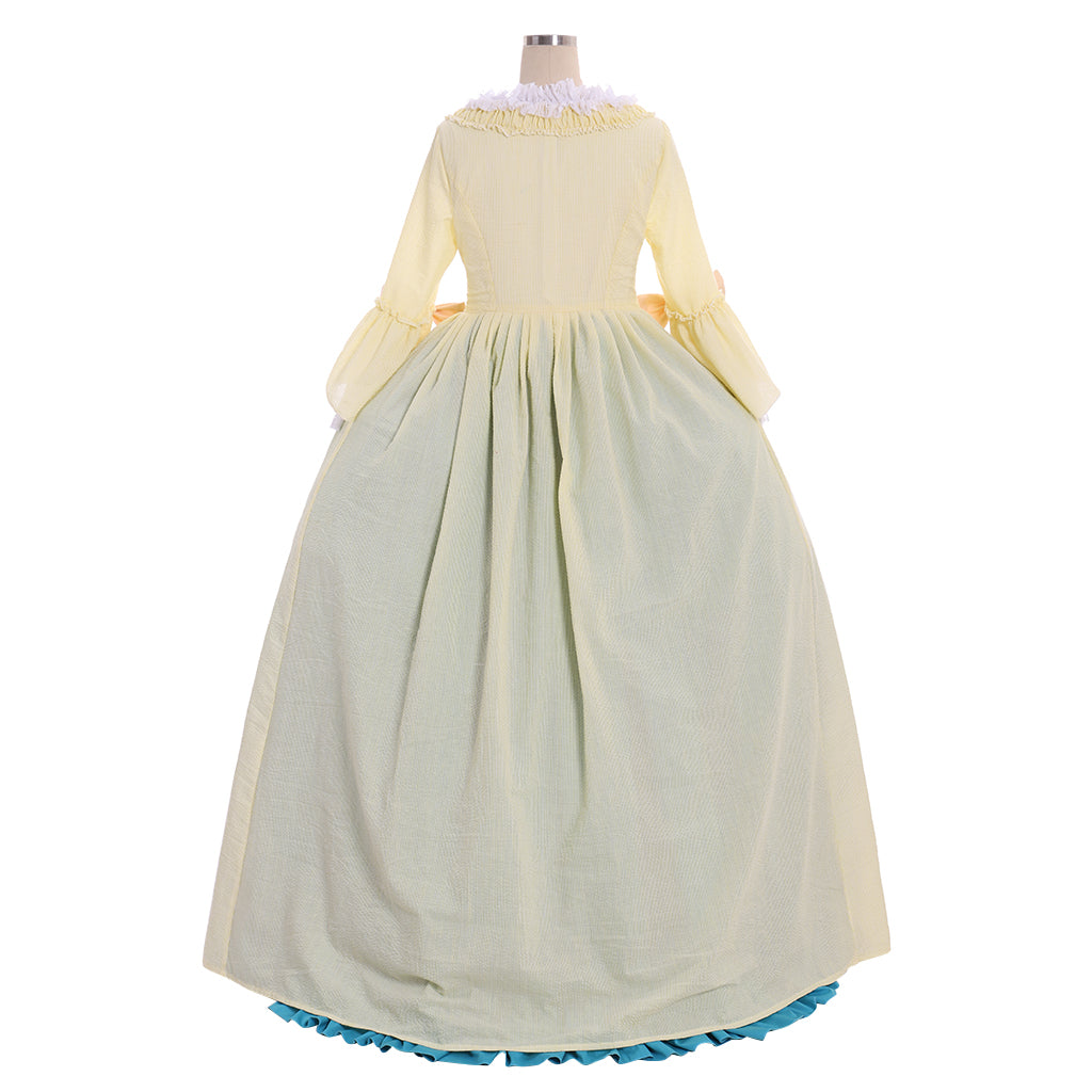 Rococo Victorian Vintage Dress Ball Gown Prom Dress Maria Antonietta Bow Accessory Women's Royal Masquerade Carnival Party Halloween Adults' Dress