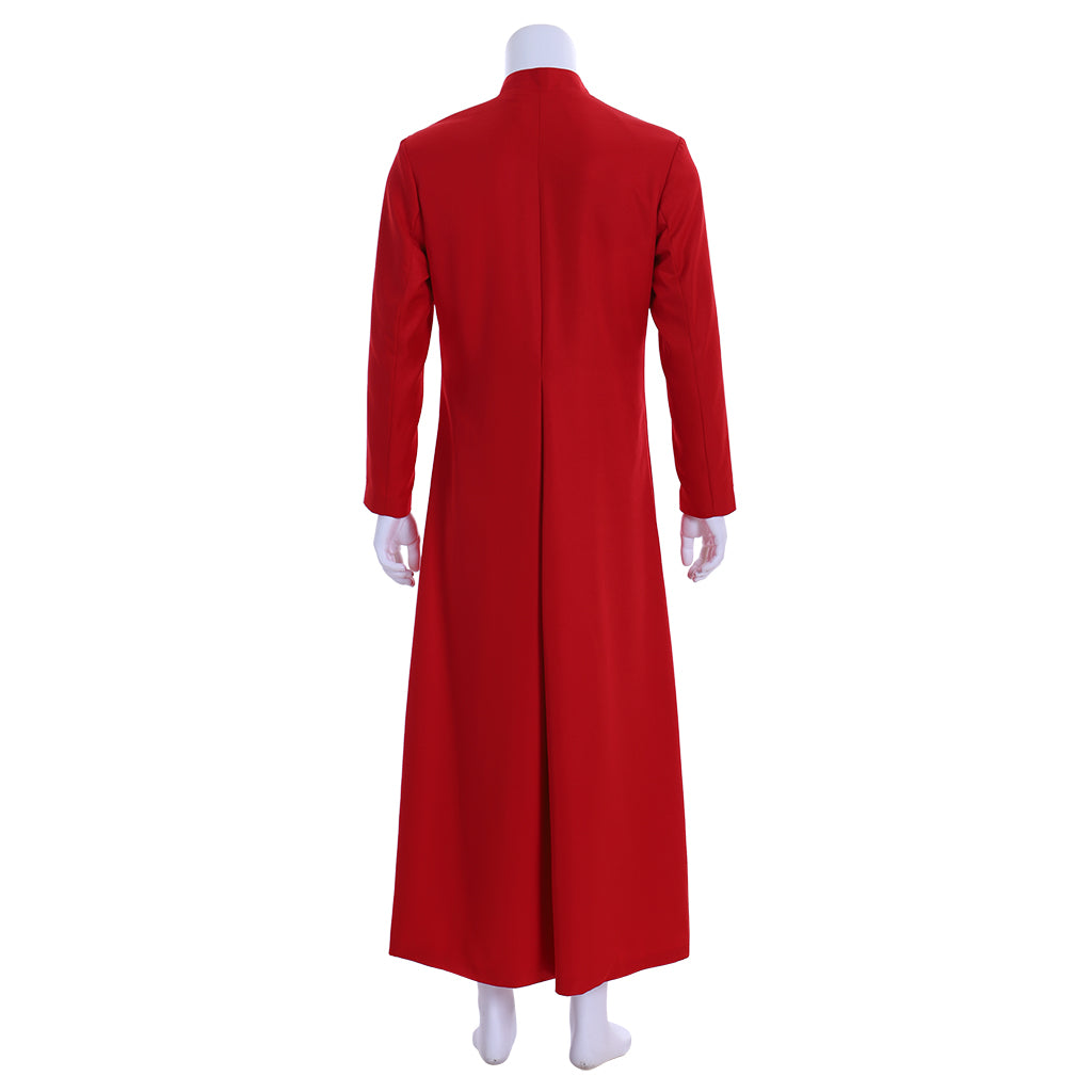 Medieval Men Renaissance Blue Button - Down Cosplay Costume Adult Vintage Court Long Sleeve Maxi Robe Men's Halloween Christmas