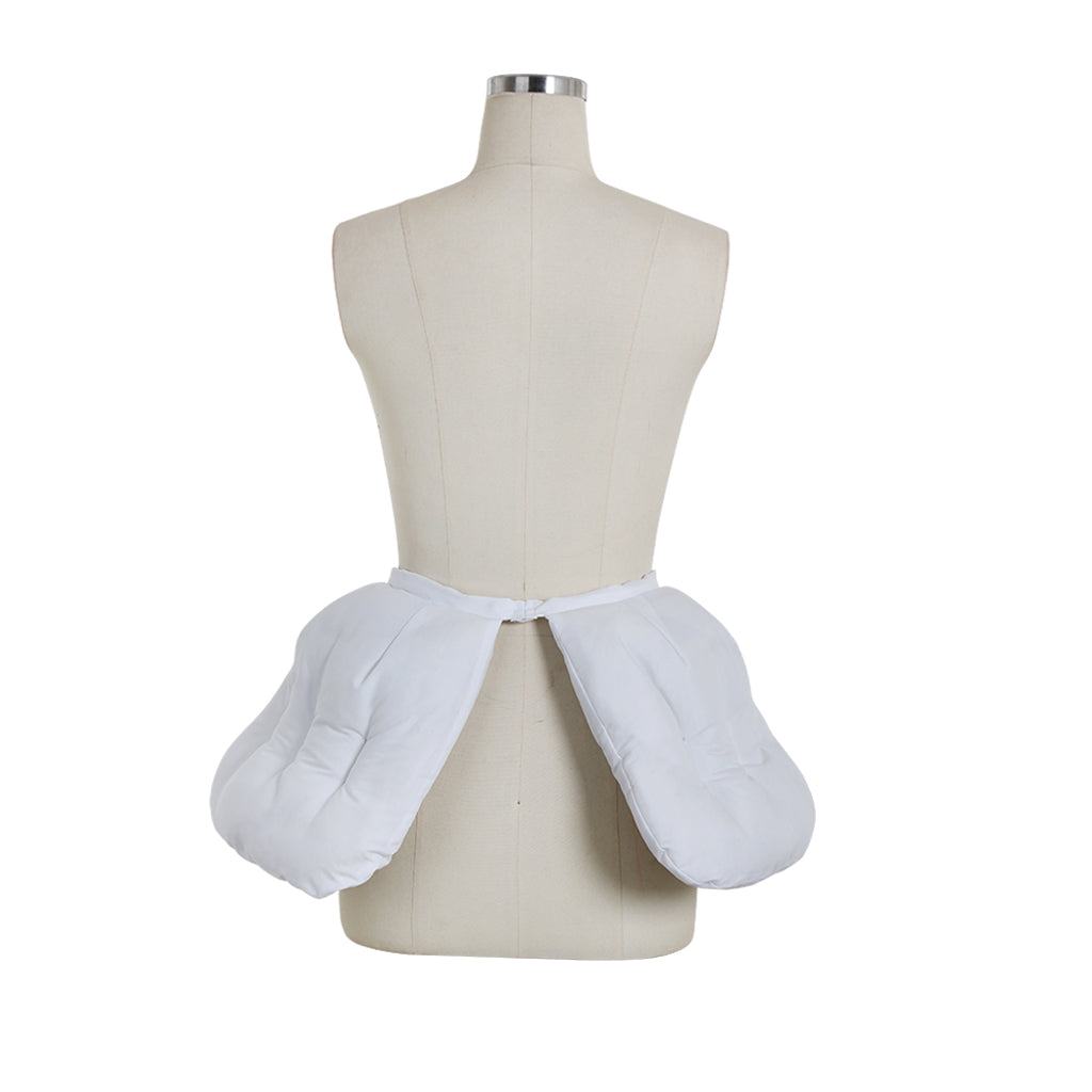 Women's Baroque Pannier Petticoat Victorian White Pannier Underskirt with Waistband for Victorian Ball Dress Baroque Crinoline Rococo Princess Dress Pannie