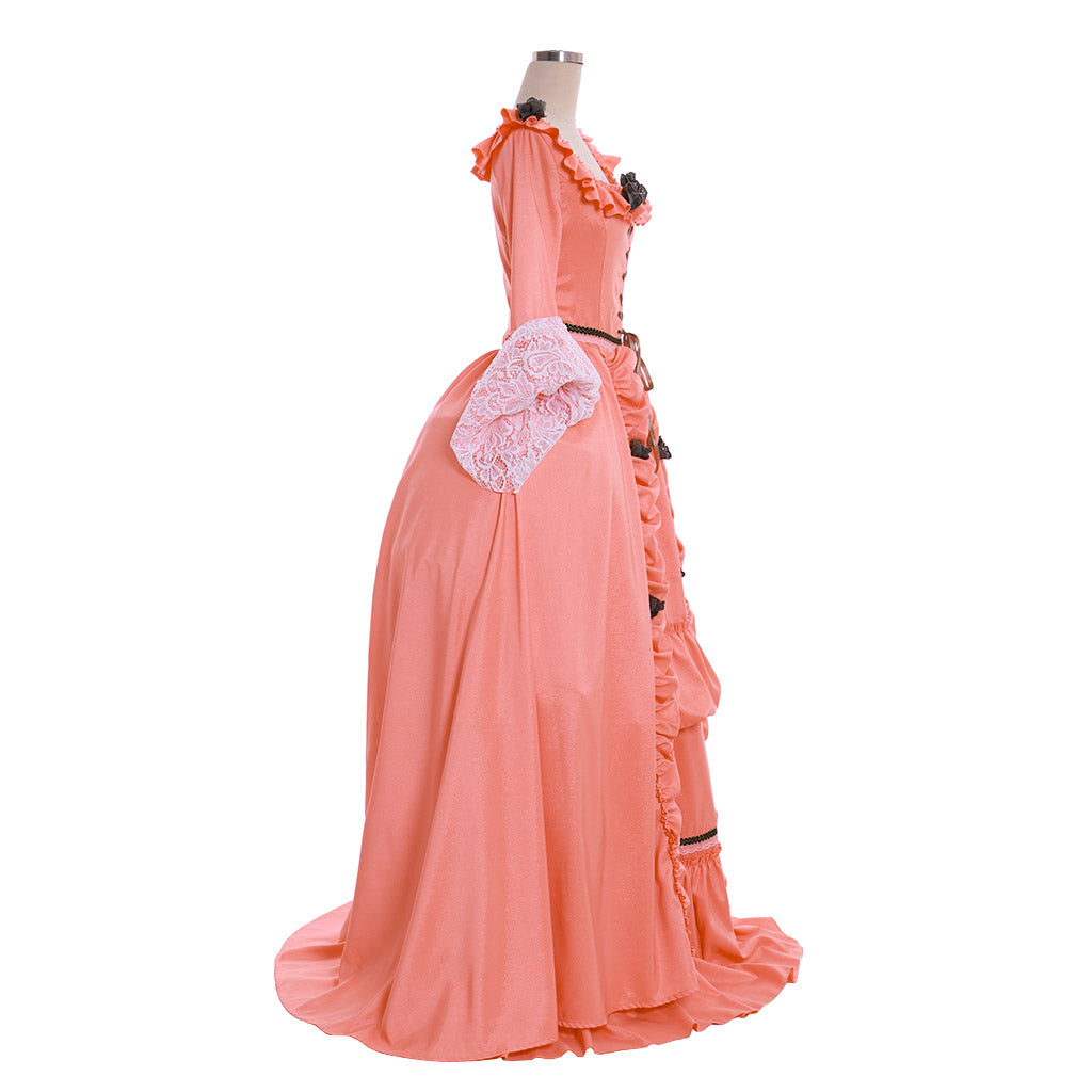 Gothic Rococo Vintage Inspired Dress Party Costume Prom Dress Princess Flare Cuff Sleeve Shakespeare  Origon Women's Royal  Christmas Halloween Carnival Party Evening dress Masquerade Adults' Dress All