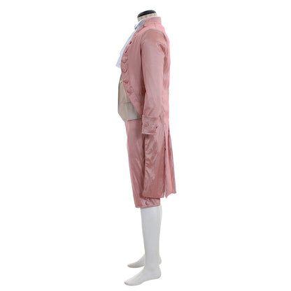 Regency Men's Frock Coat with Waistcoat, Breeches and Ruffled Shirt Historical Style Outfit for Cosplay or Themed Events Halloween Christmas or Themed Parties