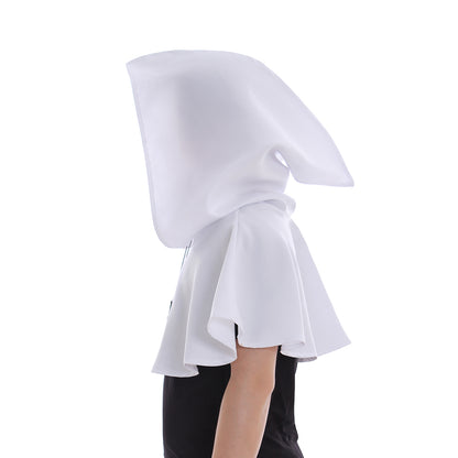 Medieval Gothic Hooded Short Cloak Cropped Cape for Cosplay  Halloween Costumes