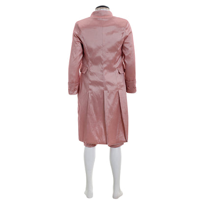 Regency Men's Frock Coat with Waistcoat, Breeches and Ruffled Shirt Historical Style Outfit for Cosplay or Themed Events Halloween Christmas or Themed Parties