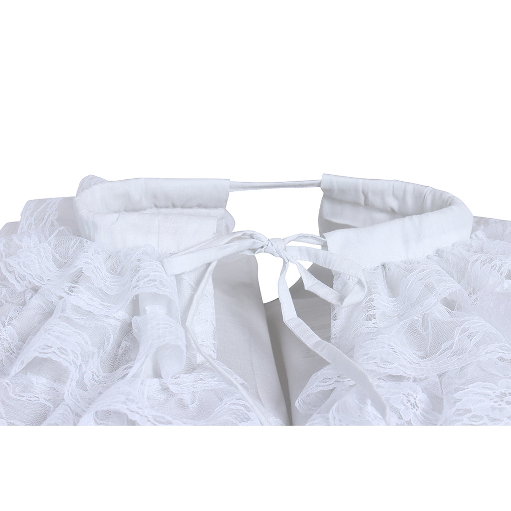 Women's Vintage White Petticoat Underskirt Victorian Baroque Crinoline Bustle for Ball Dress Cosplay Princess Dress Underskirt and Retro Outfits