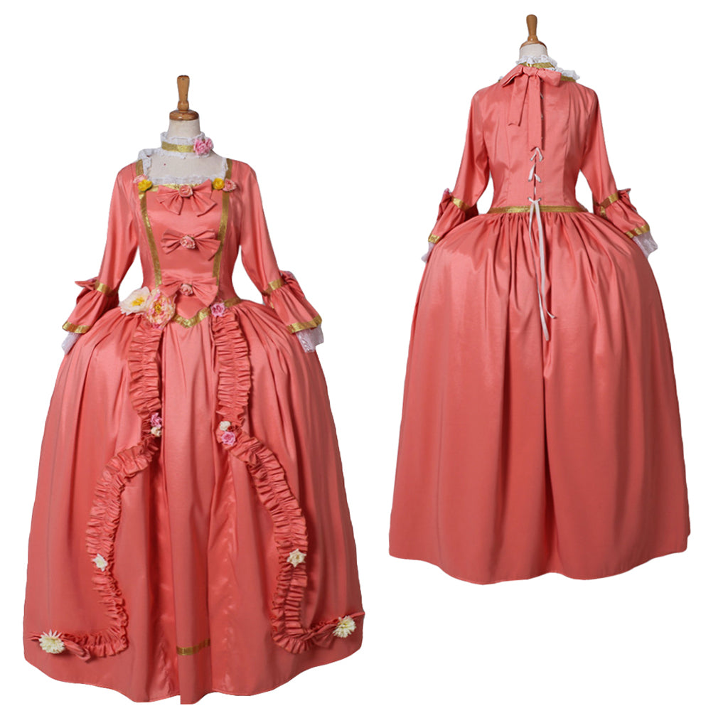 18th Century Women's Rococo Ball Gown Princess Bow Accessory Maria Antonietta Rococo Victorian Renaissance Vacation Dress Party Costume Princess