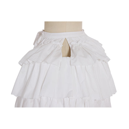Women's Baroque Pannier Petticoat Victorian White Pannier Petticoat for Victorian Ball Dress Baroque Crinoline Rococo Princess Dress Pannier
