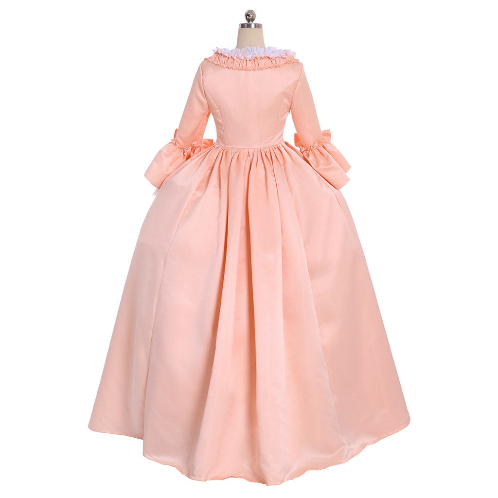 18th Gothic Rococo Dress Party Costume Prom Dress Princess Shakespeare Solid Ball Gown  Bow Accessory Trumpet Sleeve Women's Royal Christmas Halloween Carnival Party Evening Dress Masquerade Adults' Dress All Seasons