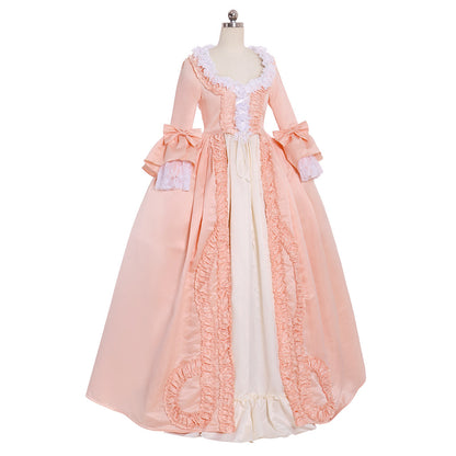 18th Gothic Rococo Dress Party Costume Prom Dress Princess Shakespeare Solid Ball Gown  Bow Accessory Trumpet Sleeve Women's Royal Christmas Halloween Carnival Party Evening Dress Masquerade Adults' Dress All Seasons