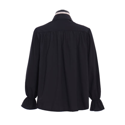 Medieval Men's White Long  Sleeve Shirt with Ruffled Lace  up Neckline and Flared Cuffs for Cosplay Themed Events Halloween Christmas or Parties