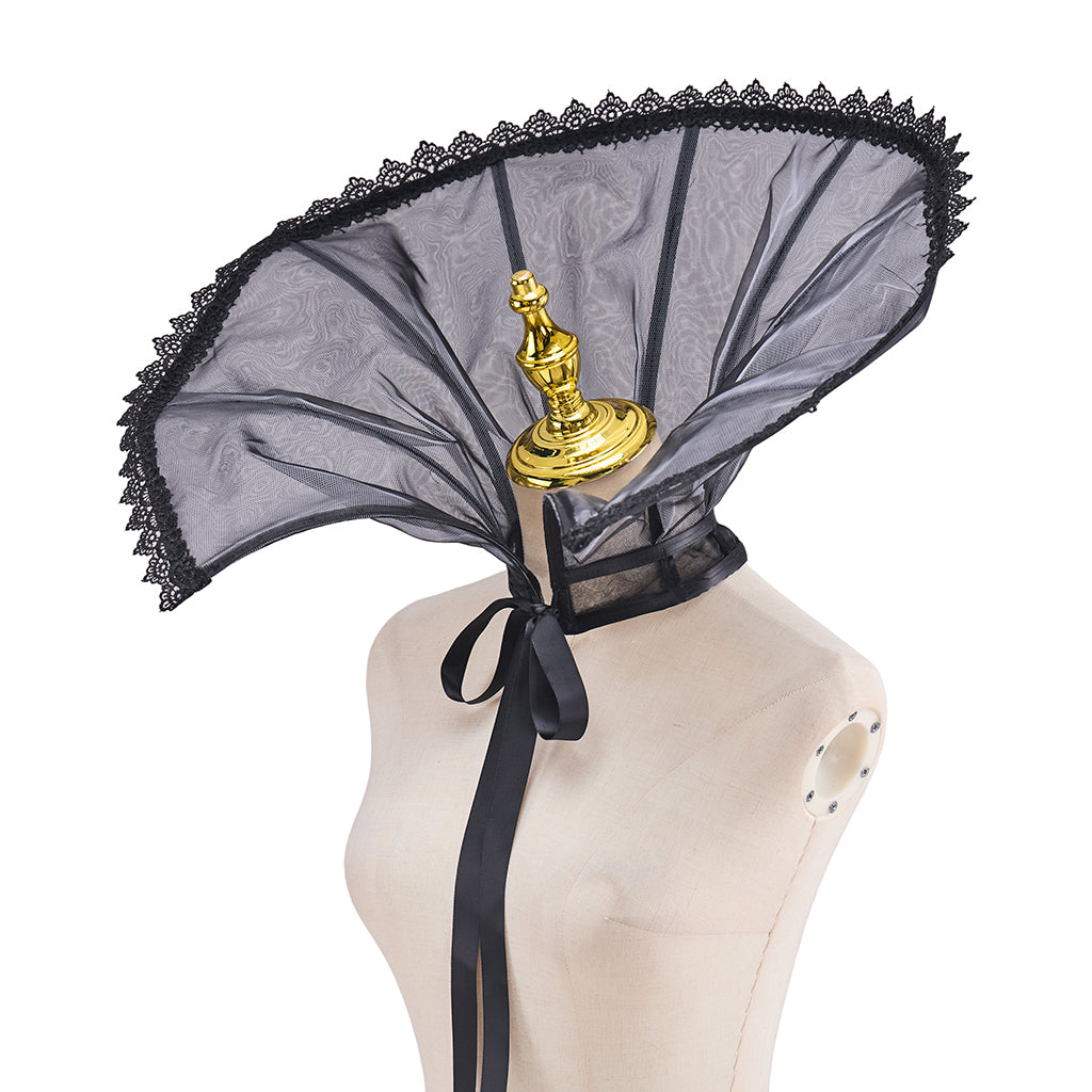 Medieval Neck Wear with Lace Detailing and Bow Accent for Vintage Parties Valentine's Day Halloween and Christmas Celebrations