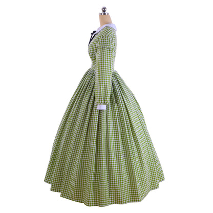 Victorian Rococo Medieval Dress Ball Gown Striped Dress Party Costume Women's Royal Halloween Carnival Party Prom Carnival of Venice Dress