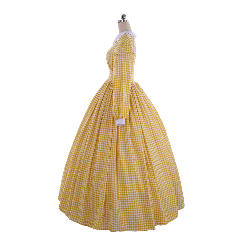 Victorian Rococo Medieval Dress Ball Gown Striped Dress Party Costume Women's Royal Halloween Carnival Party Prom Carnival of Venice Dress