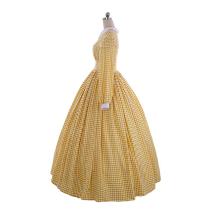 Victorian Rococo Medieval Dress Ball Gown Striped Dress Party Costume Women's Royal Halloween Carnival Party Prom Carnival of Venice Dress