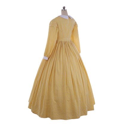 Victorian Rococo Medieval Dress Ball Gown Striped Dress Party Costume Women's Royal Halloween Carnival Party Prom Carnival of Venice Dress