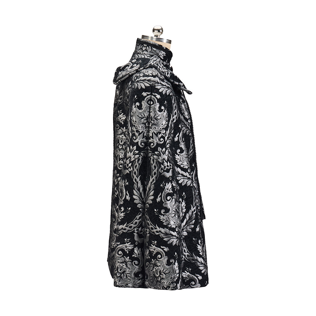 Victorian Style Embroidered Men's Waistcoat with Ruffled Shirt and Tricorn Hat Accents for Historical Reenactments Cosplay Events Halloween Christmas