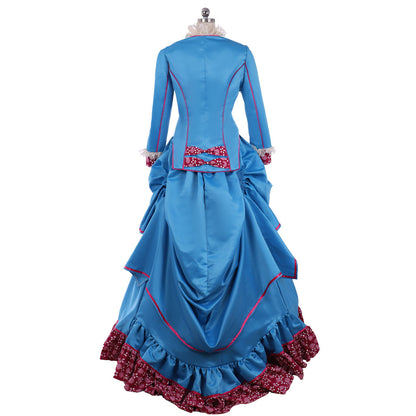 Victorian Medieval Renaissance Vintage Dress Prom Dress Women's Girls' Costume Vintage Cosplay Party Masquerade Tea Party Dress