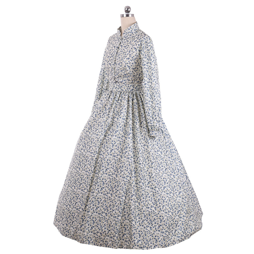 Victorian Medieval Renaissance Vintage Dress Prom Dress Women's Girls' Costume Vintage Cosplay Party Masquerade Tea Party Dress