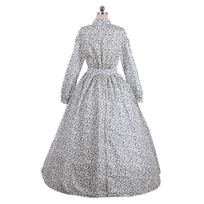Victorian Medieval Renaissance Vintage Dress Prom Dress Women's Girls' Costume Vintage Cosplay Party Masquerade Tea Party Dress