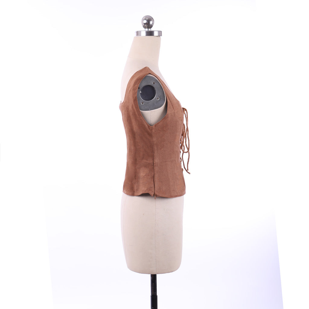 Medieval Lady's Waistcoat Renaissance Vest Gothic Corset Women Adult Renaissance Lace Up Bustier Top Cosplay Costume Ladies Halloween Christmas Outfit
