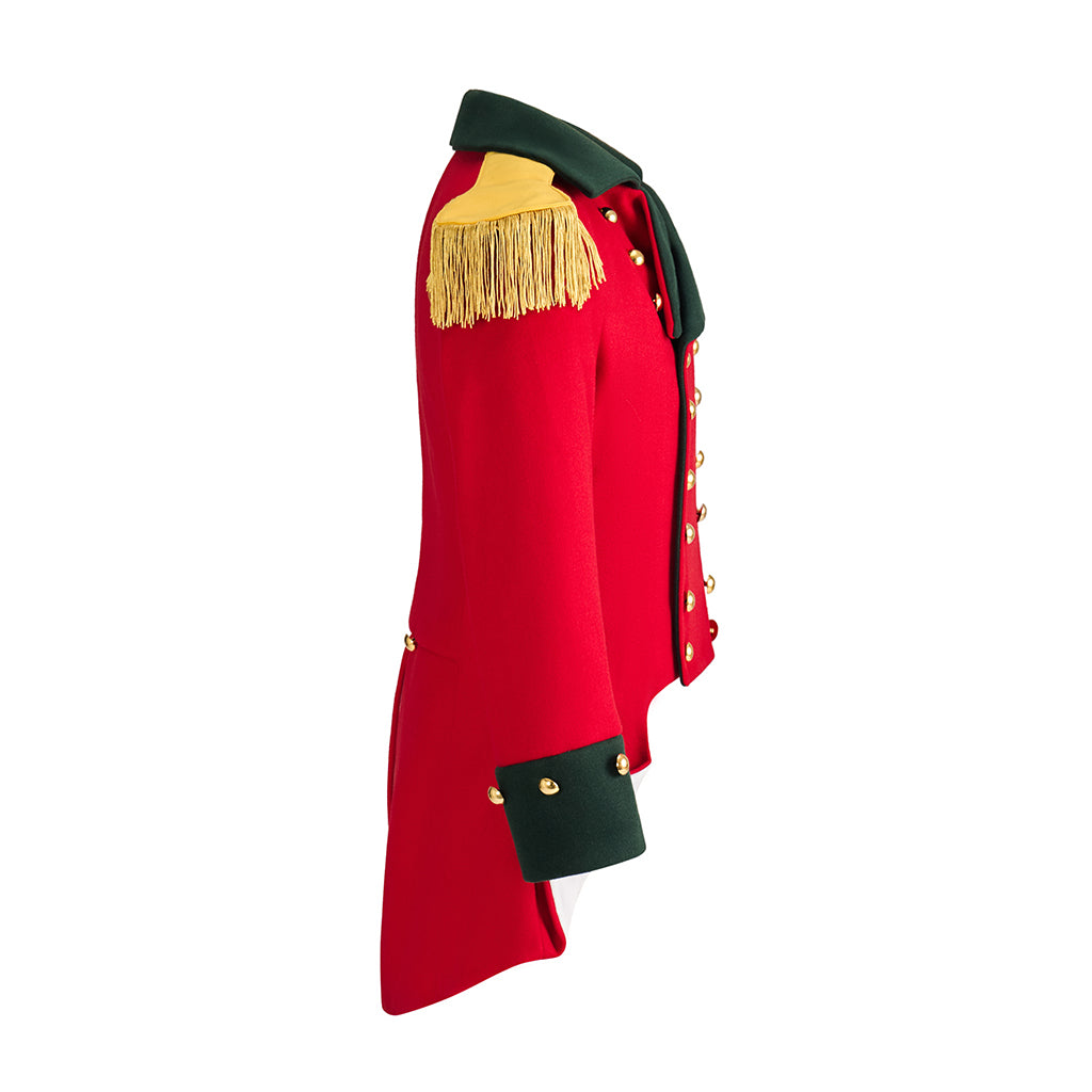 Regency Inspired Red Military  Style Jacket Trims for Historical Reenactments Regency Themed  Halloween Christmas