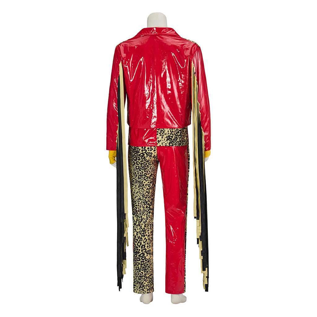 Renaissance Inspired Ornate Red Court Suit with Embroidered Vest and Matching Hat for Historical Reenactments Renaissance Themed Gatherings Cosplay Halloween Christmas