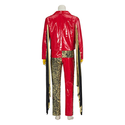Renaissance Inspired Ornate Red Court Suit with Embroidered Vest and Matching Hat for Historical Reenactments Renaissance Themed Gatherings Cosplay Halloween Christmas