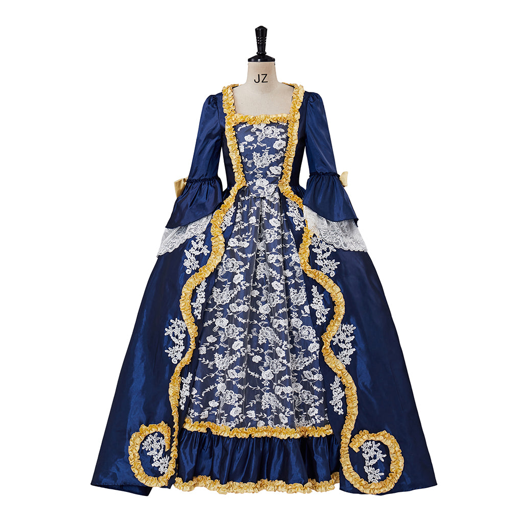 Gothic Rococo Victorian Design Dress Party Costume Prom Dress Princess Shakespeare  Flare Cuff Sleeve Women's Royal Halloween Carnival Valentine's Day Party Evening Dress Masquerade Adults' Dress All