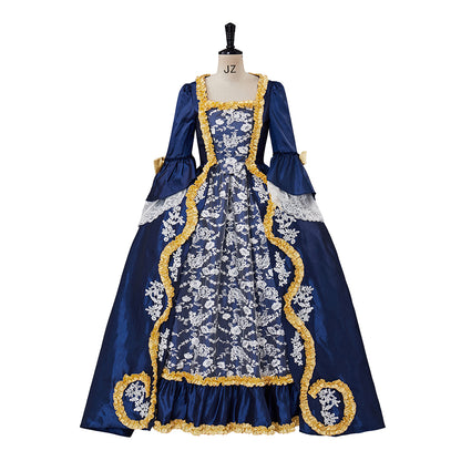 Gothic Rococo Victorian Design Dress Party Costume Prom Dress Princess Shakespeare  Flare Cuff Sleeve Women's Royal Halloween Carnival Valentine's Day Party Evening Dress Masquerade Adults' Dress All