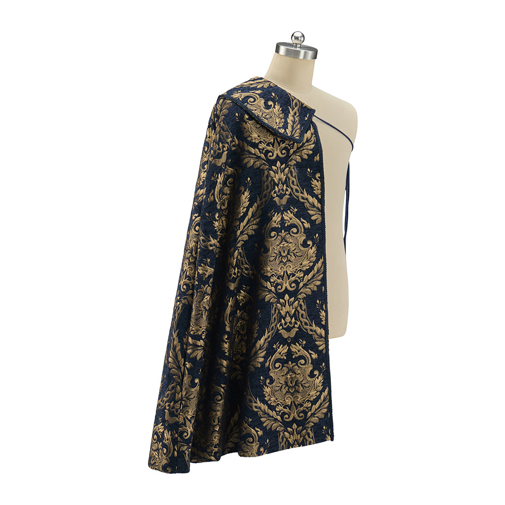 Medieval Brocade Patterned Shawl for Historical Reenactments Christmas Celebrations Gothic Halloween Christmas  Events Cosplay Occasions