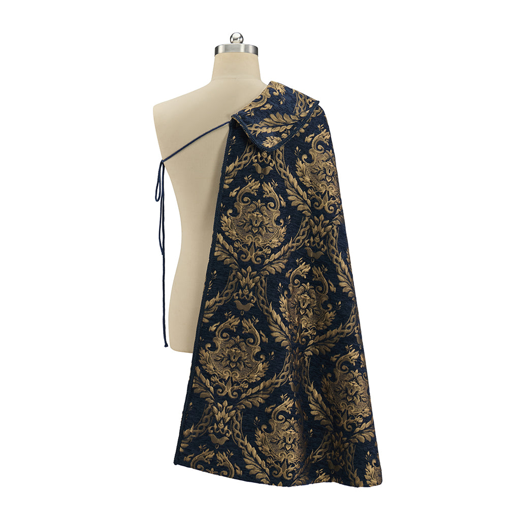 Medieval Brocade Patterned Shawl for Historical Reenactments Christmas Celebrations Gothic Halloween Christmas  Events Cosplay Occasions