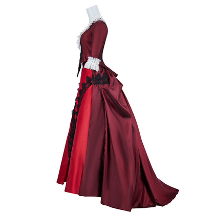 Victorian Rococo Vintage Dress Ball Gown Prom Dress Maria Antonietta Bow Accessory Women's Royal Masquerade Carnival Party Halloween Adults' Dress