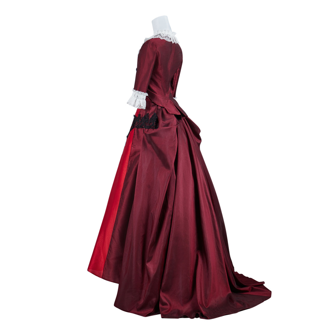 Victorian Rococo Vintage Dress Ball Gown Prom Dress Maria Antonietta Bow Accessory Women's Royal Masquerade Carnival Party Halloween Adults' Dress