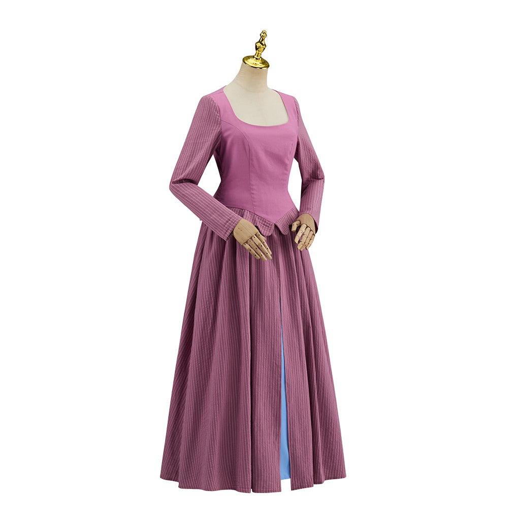 Victorian Inspired Purple Gown for Historical Reenactments Victorian Themed Gatherings Cosplay Halloween Christmas