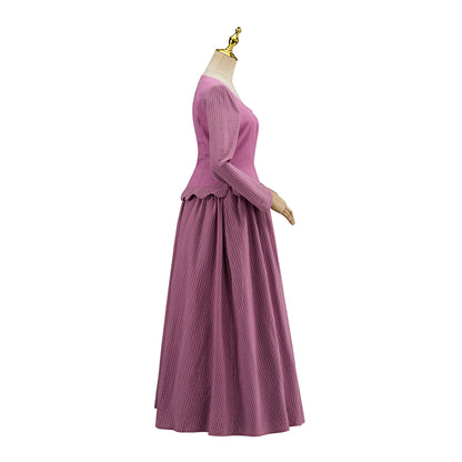 Victorian Inspired Purple Gown for Historical Reenactments Victorian Themed Gatherings Cosplay Halloween Christmas