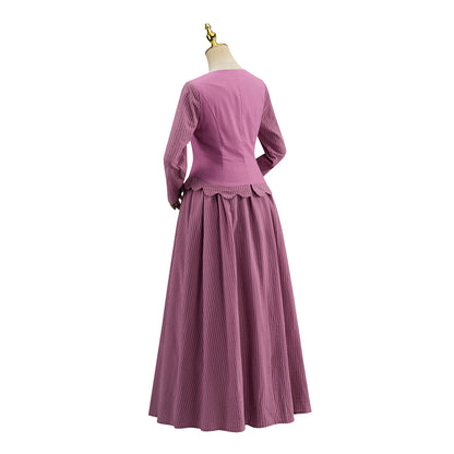 Victorian Inspired Purple Gown for Historical Reenactments Victorian Themed Gatherings Cosplay Halloween Christmas